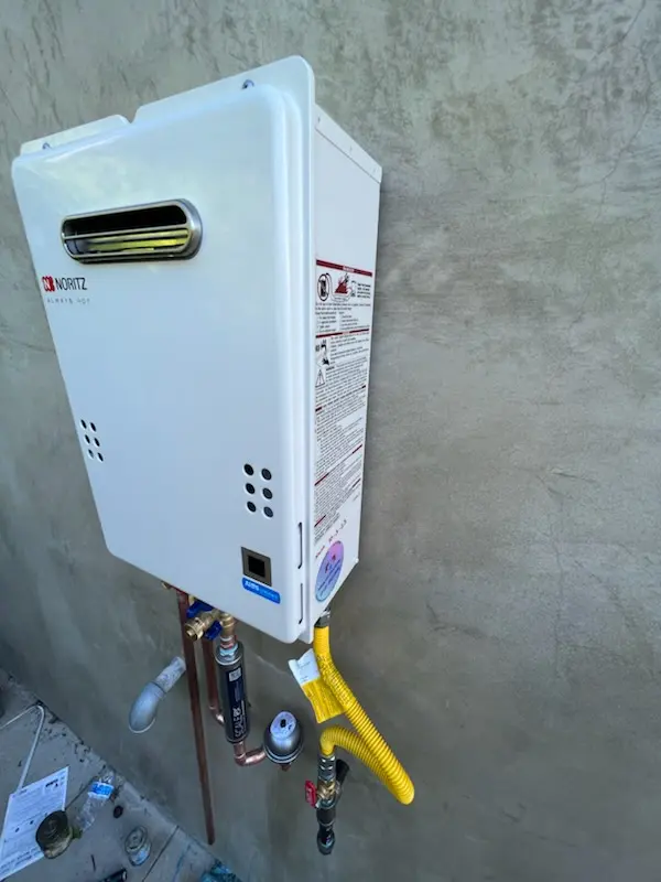 Tankless water heater installation for Arbor at Sonoma Ranch homes